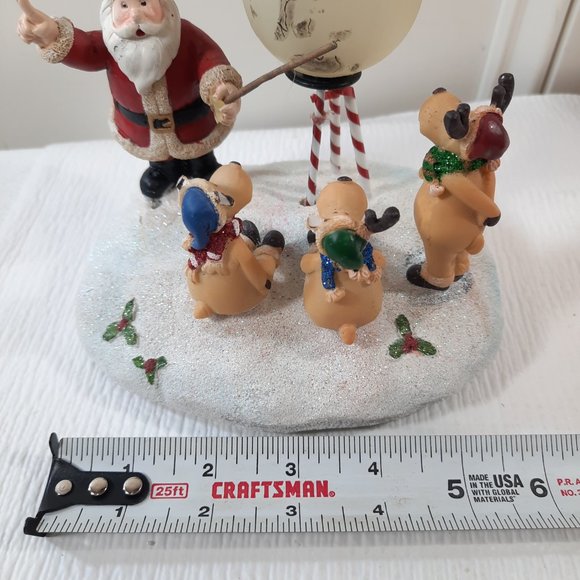 Nature's Mark Animated Santa's Reindeer Flight School DOES NOT WORK READ/BROKEN - Picture 4 of 14